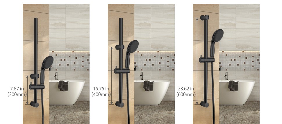 shower slide bar