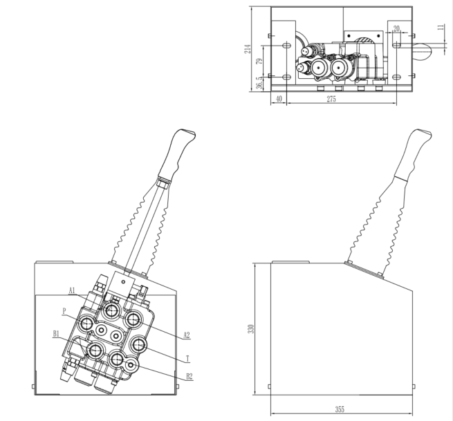 Monoblock Multi Way Directional Valve