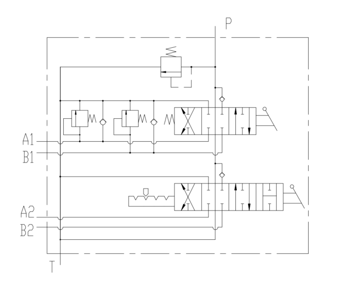 2 Bank Monoblock Directional Valve