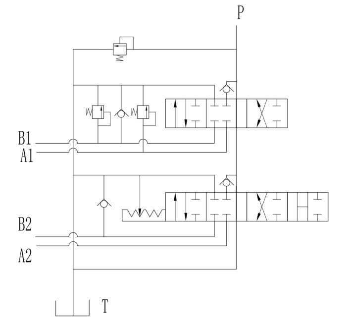 oil filling Monoblock Directional Valve