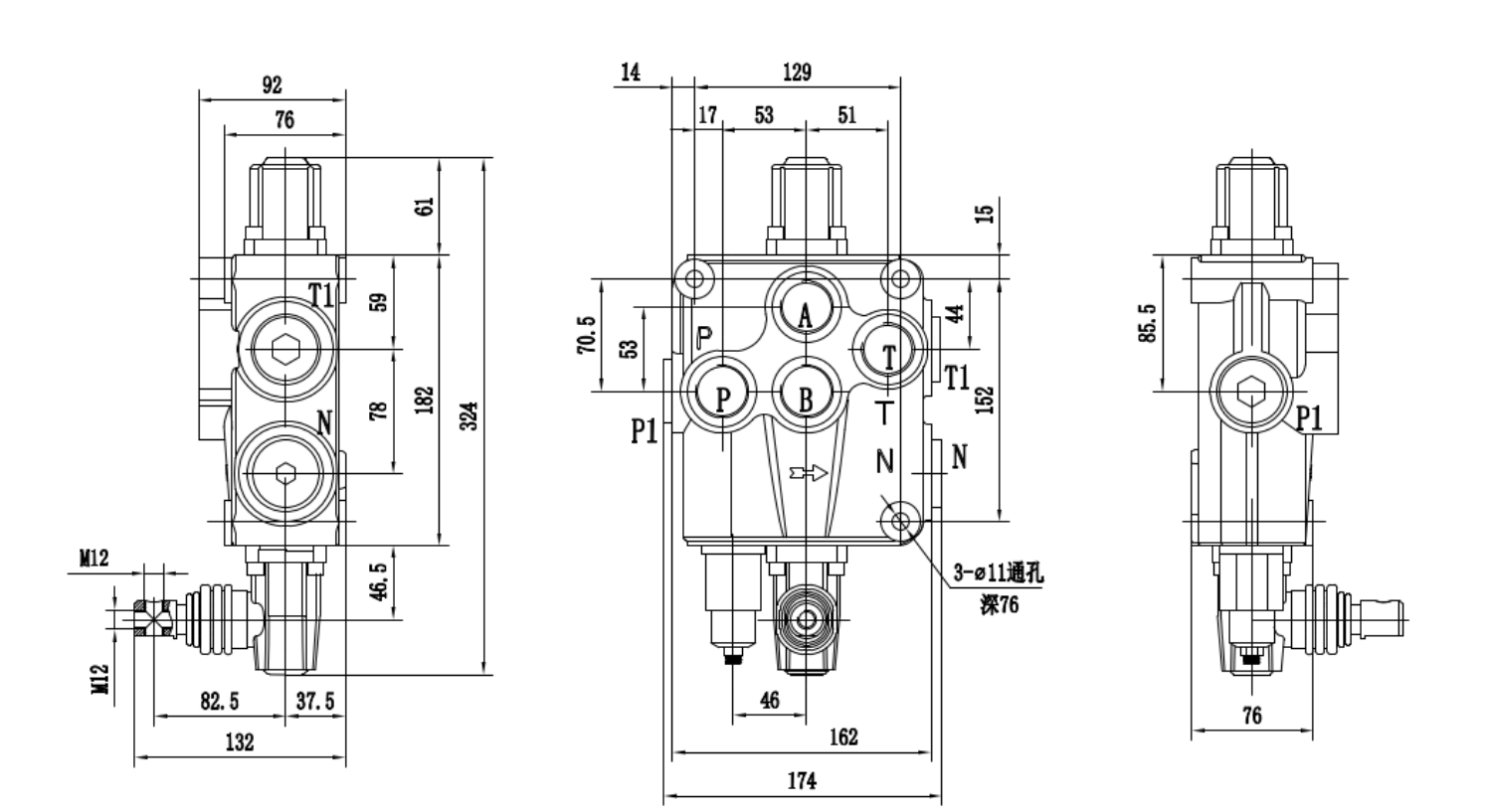 P120 Series Monoblock Valve