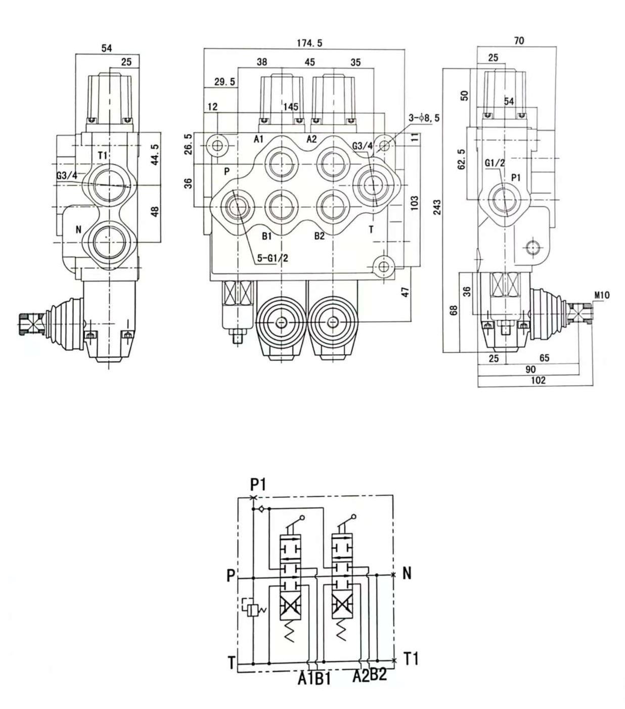 SD11 Series Monoblock Valve