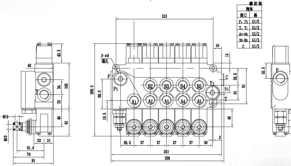 DCV40 Series Monoblock Valve