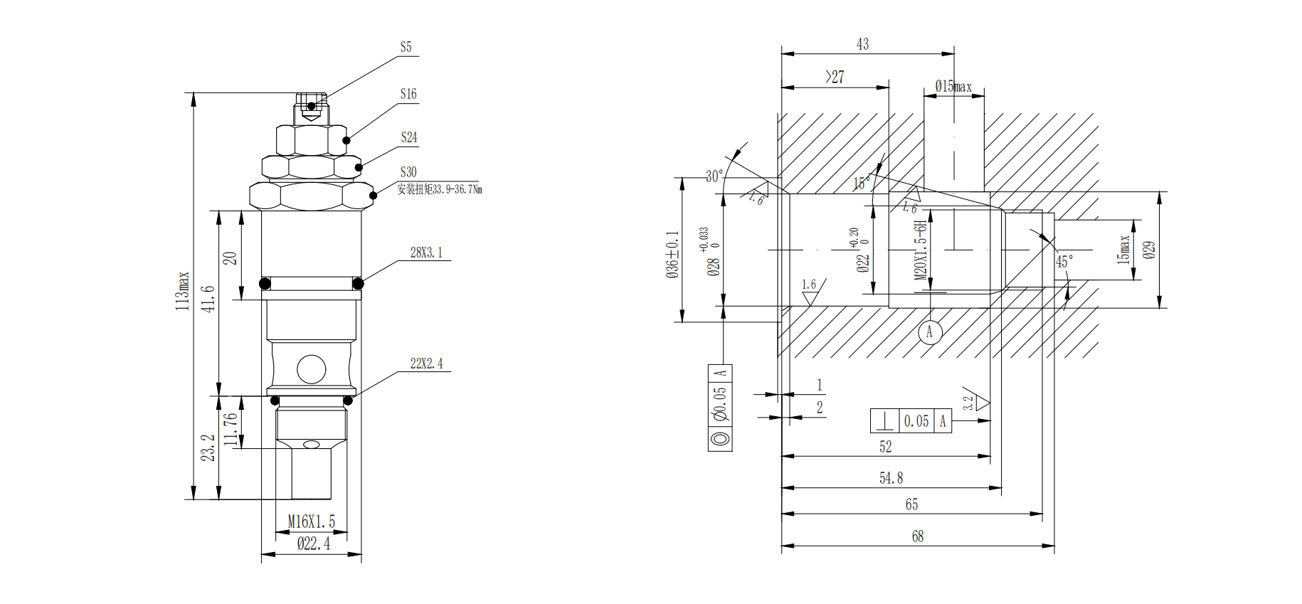 Directly Relief Valve