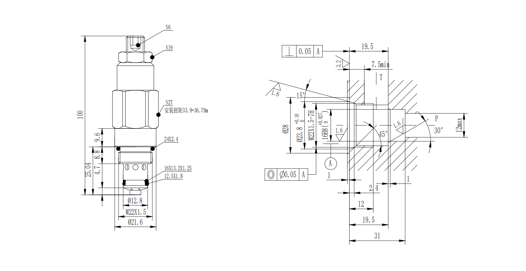 Direct Acting Relief Valve