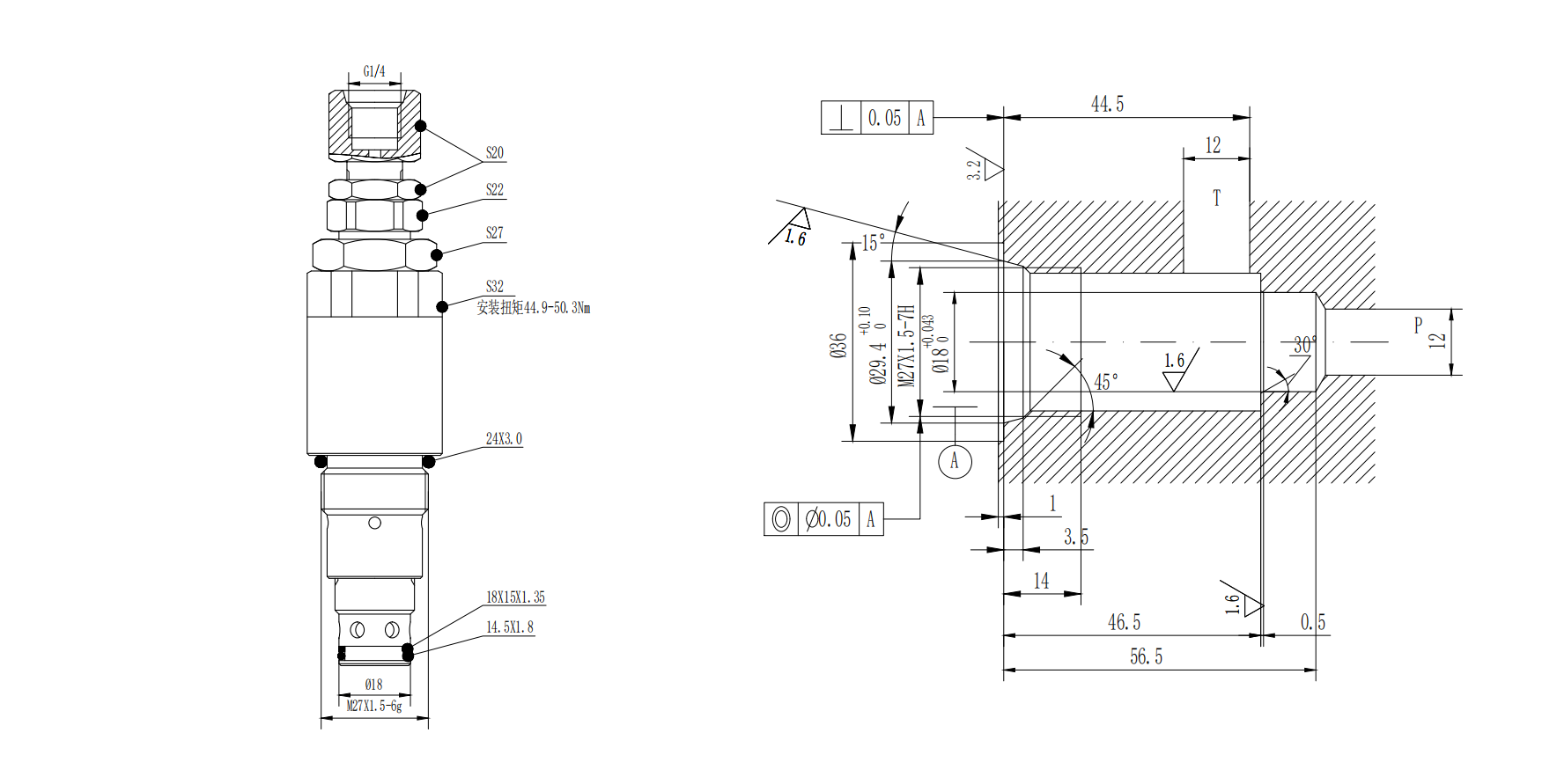 Pressure multiplier port