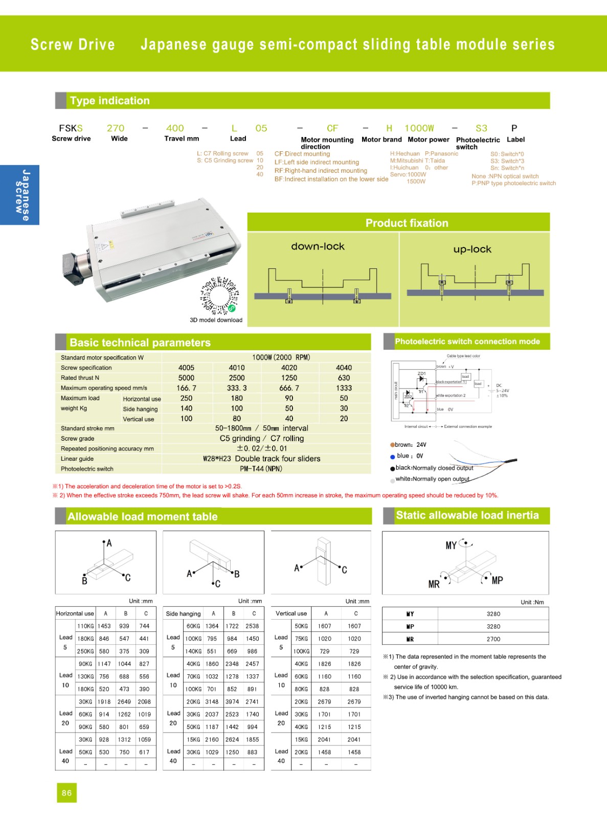 slide module