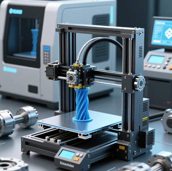Semi-closed lead screw modules for 3D printing