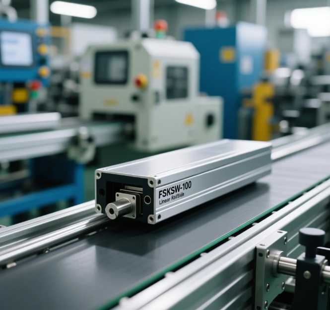 Fully Enclosed High Load Linear Rail Slide Module for conveyor belts