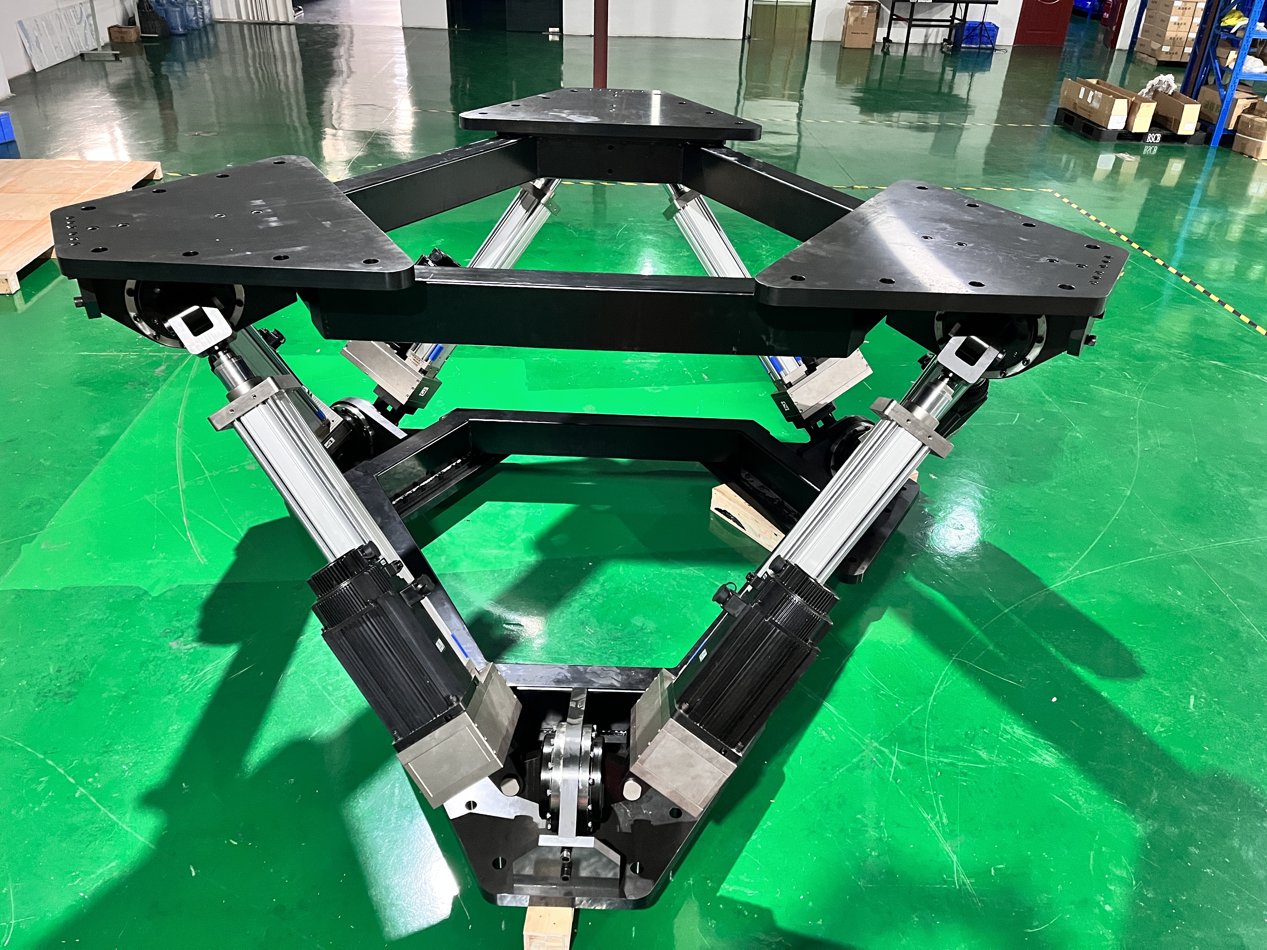 Super large six-degree-of-freedom platform