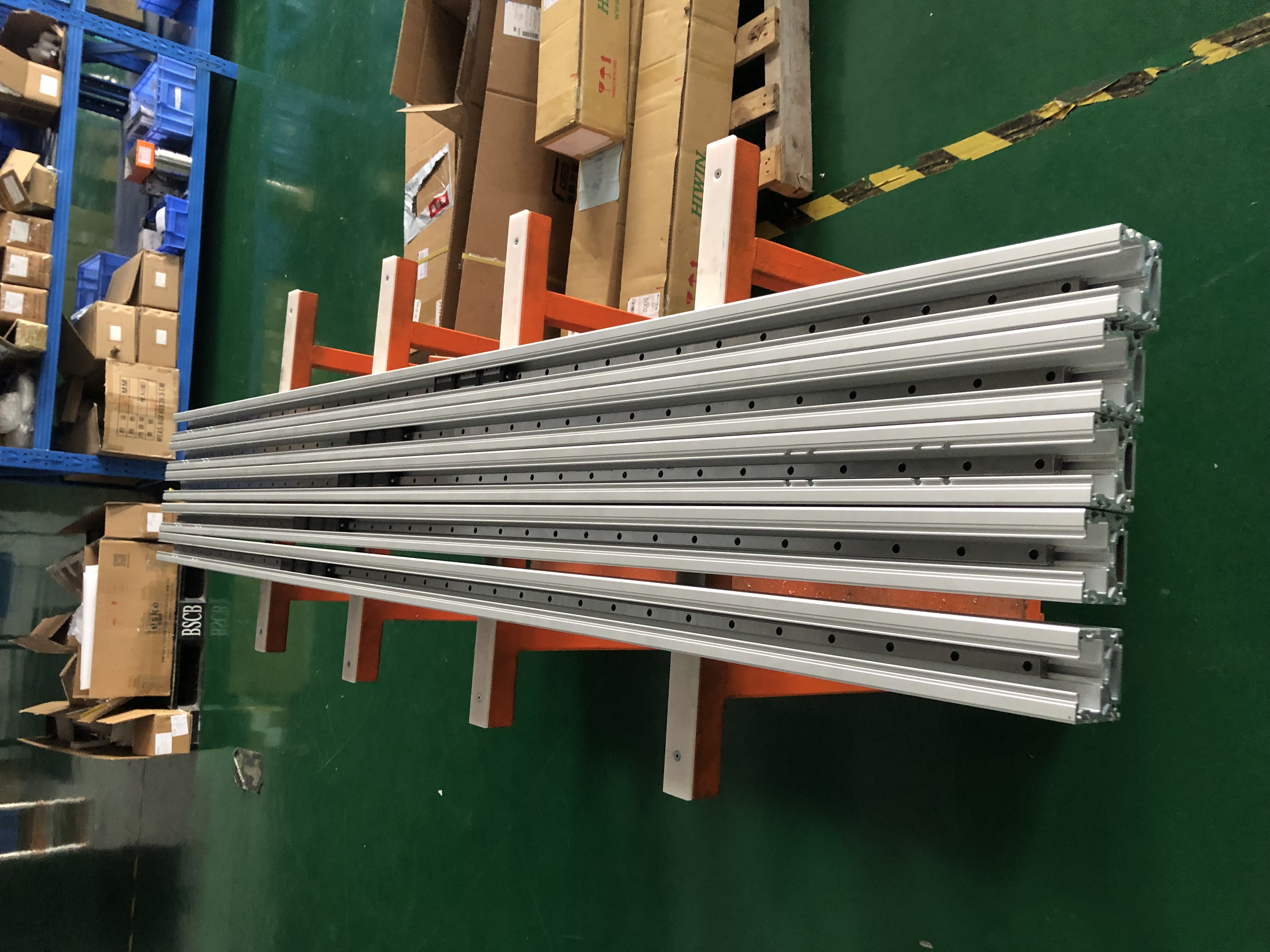 Narrow-width, long-stroke modules