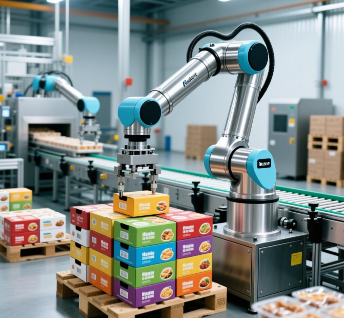 Multi-automation Module Industrial Robot Smart Arm in the food and beverage industry for sorting