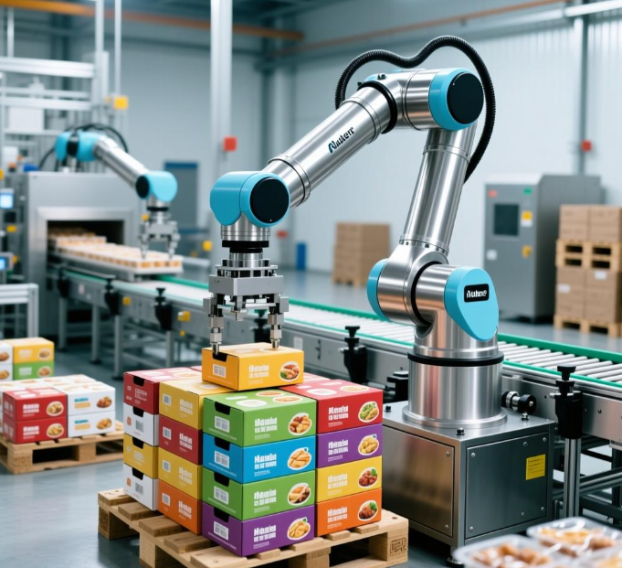 Multi-automation Module Industrial Robot Smart Arm in the food and beverage industry for sorting
