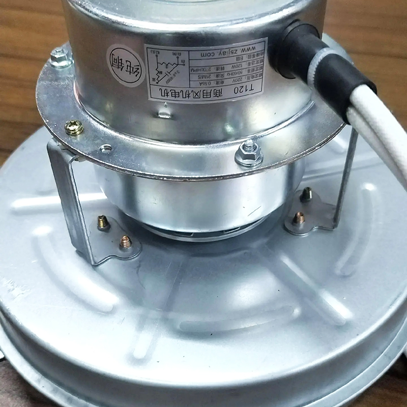 What is the role of the centrifugal blower fan in a wall-hung boiler?