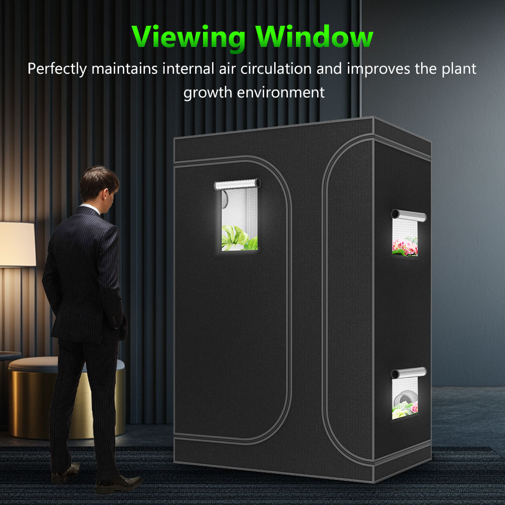 Plant Grow Tent Hydroponic Higher Density 600D Mylar Reflective Indoor Plant Greenhouse for Flora Vegetables Flower