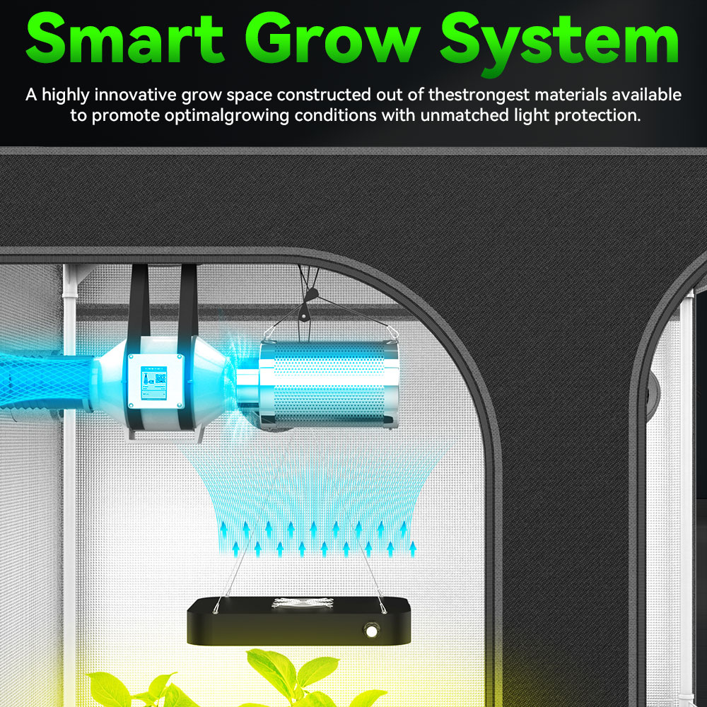 Plant Grow Tent Hydroponic Higher Density 600D Mylar Reflective Indoor Plant Greenhouse for Flora Vegetables Flower