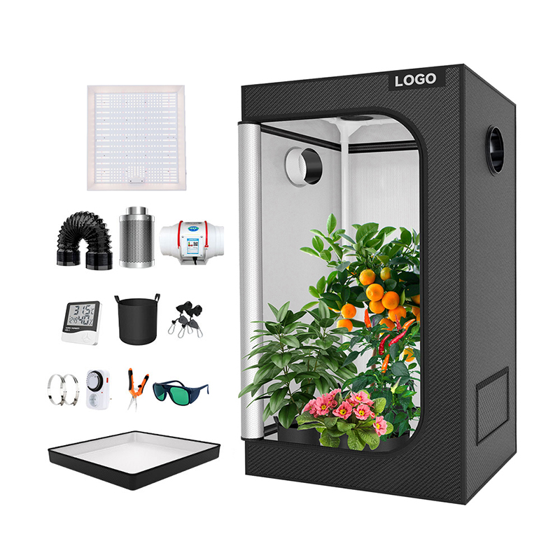 4x4 Advanced Grow Tent, High Reflective Mylar 1680D for Hydroponics Indoor Plant Growing, with Observation Window,Floor Tray and Smooth Zipper