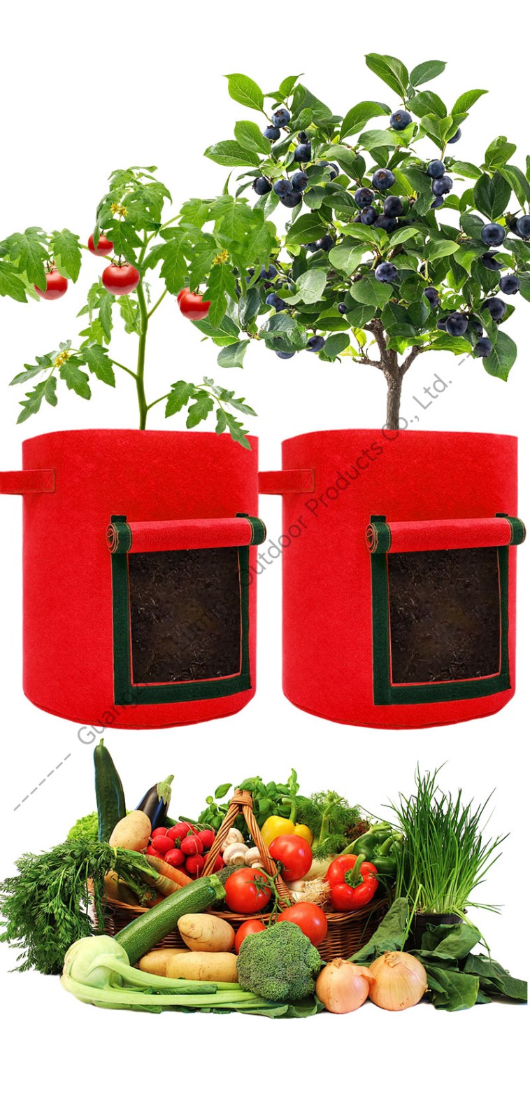 Grow Bags with 2 Flaps