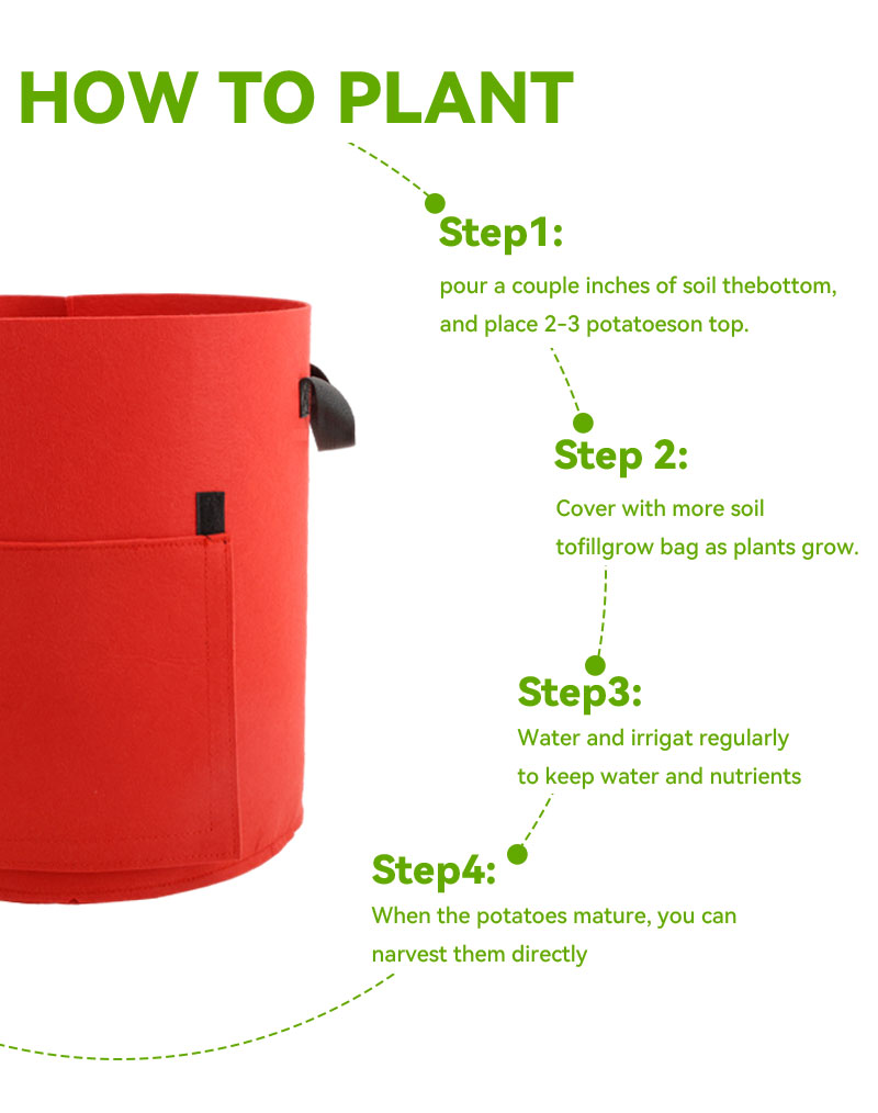 Planter Bag for Outdoor
