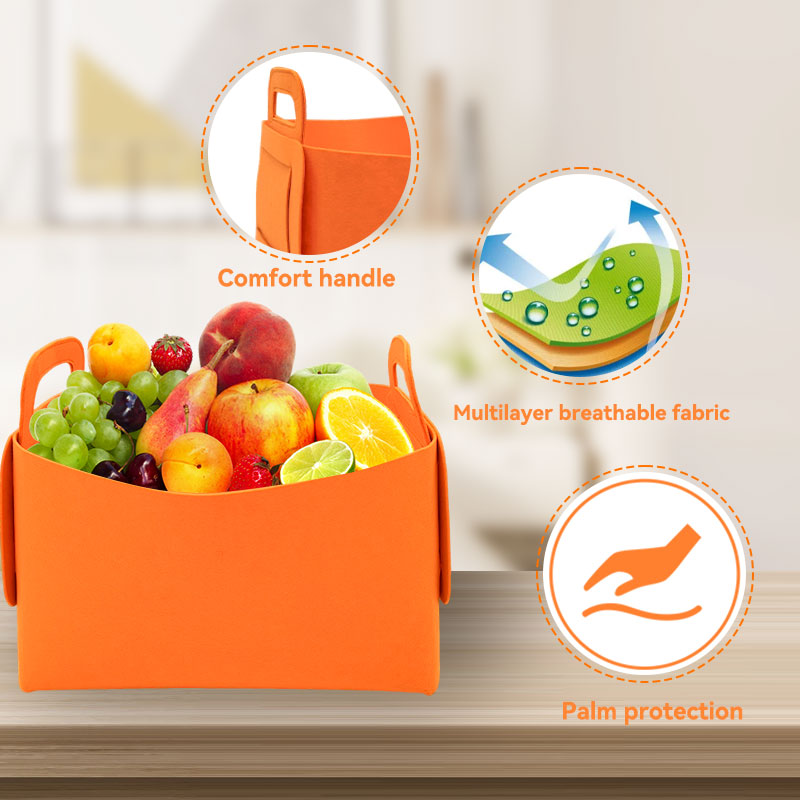 Pots en tissu robuste, sacs de culture réutilisables aérés de 25 gallons, lot de 5 avec tissu non tissé épais de 500 g et anneaux polyvalents