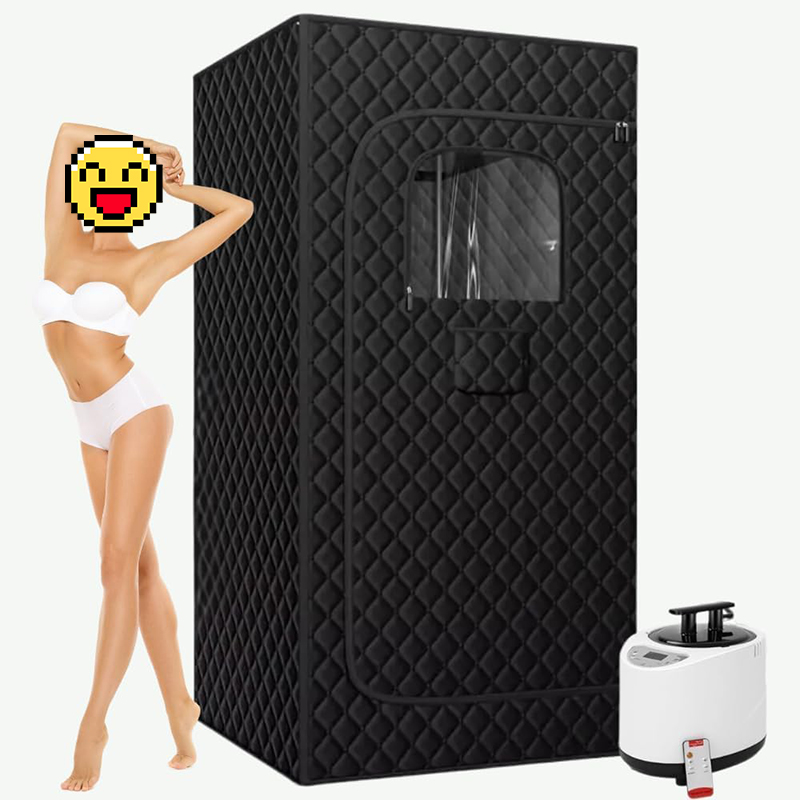 Sauna portable pour la maison, boîte de sauna pour tout le corps, tente de sauna à vapeur personnelle pour spa à domicile avec cuiseur vapeur 3L 110V, sauna à domicile 2024