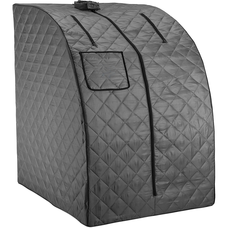Tente de sauna à vapeur portable pleine taille, kit de sauna personnel surdimensionné pour spa à domicile, boîte de sauna légère avec cuiseur vapeur, télécommande de temps et de température