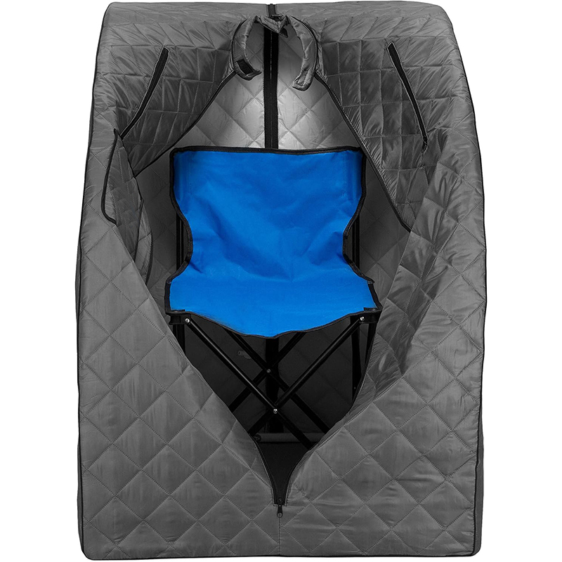 Tente de sauna à vapeur portable pleine taille, kit de sauna personnel surdimensionné pour spa à domicile, boîte de sauna légère avec cuiseur vapeur, télécommande de temps et de température