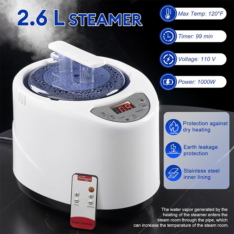 Portable Steam Sauna Box, Cotton Thicken Full Size Personal Sauna Tent Kit for Home Spa, Indoor Sauna Relaxation