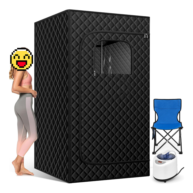 Portable Steam Sauna Box, Cotton Thicken Full Size Personal Sauna Tent Kit for Home Spa, Indoor Sauna Relaxation