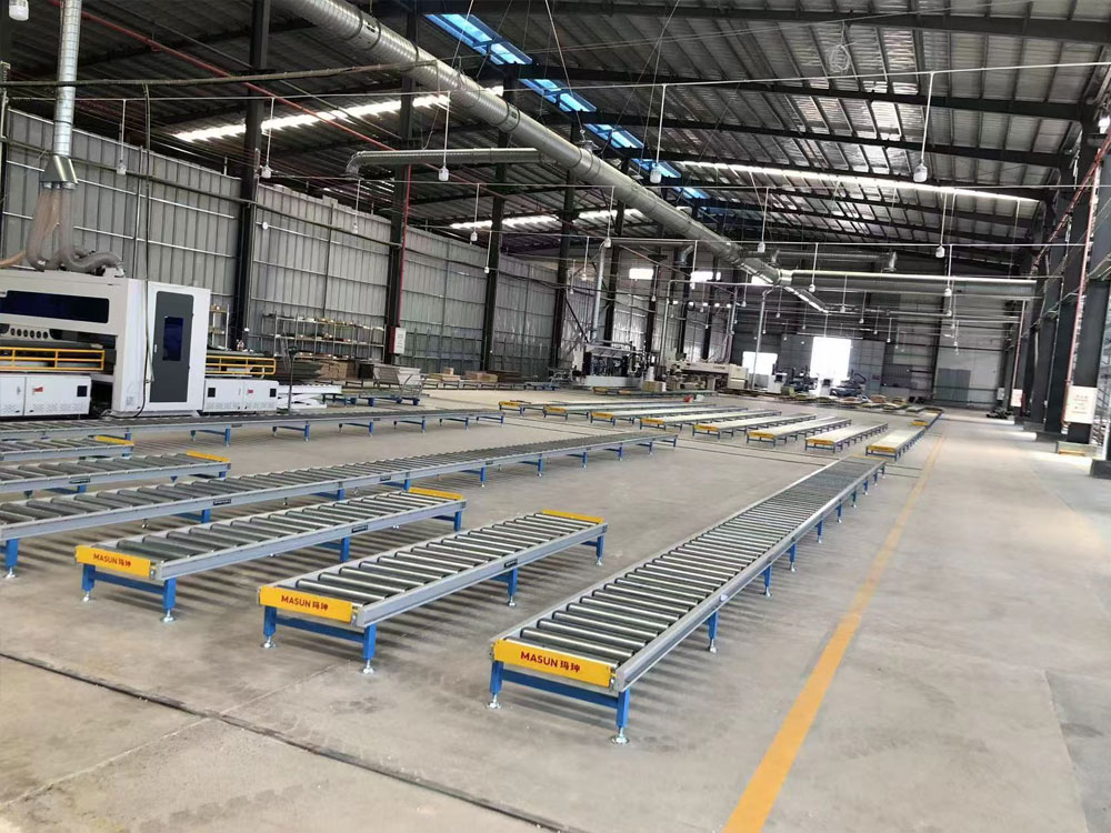 Another batch of roller conveyor lines have been put into use.