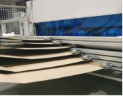 Sealing packaging production line
