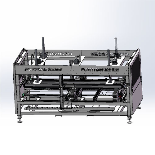 Complete panel packaging production line