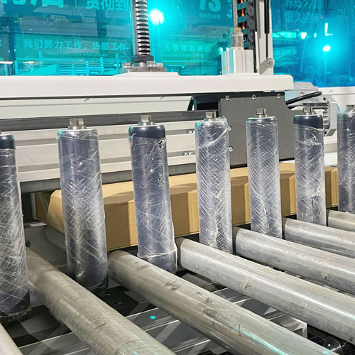 Complete panel packaging production line