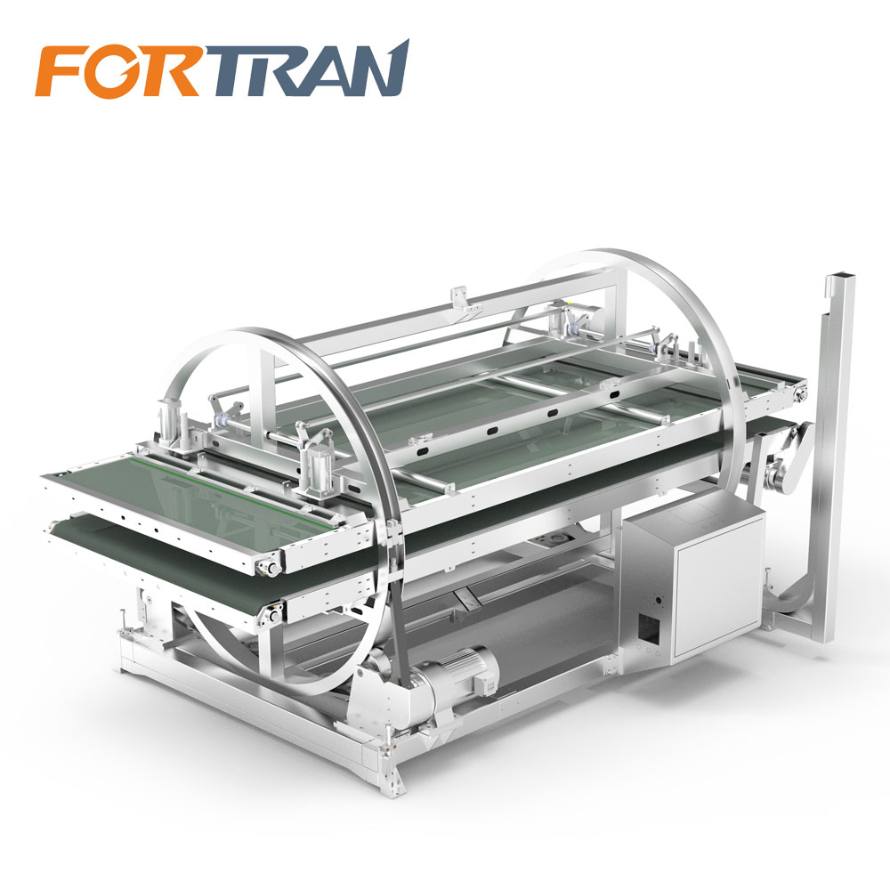 cylindrical belt flipping machine