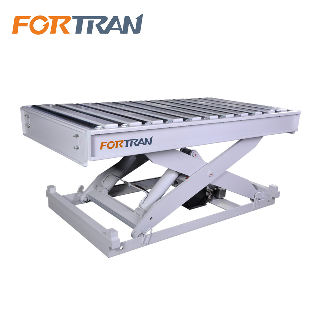 Panel fixed roller lifting table