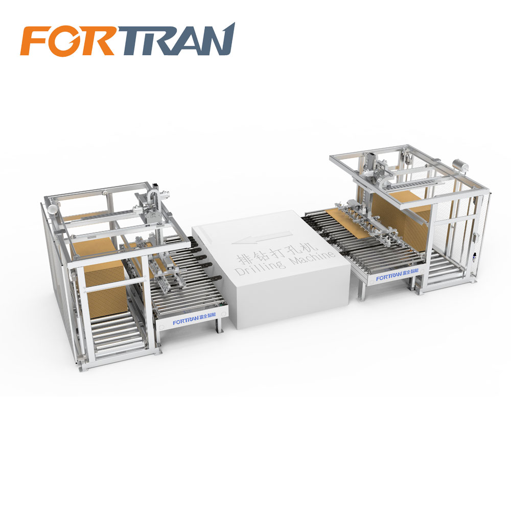 Linea di carico e scarico automatica per perforazione