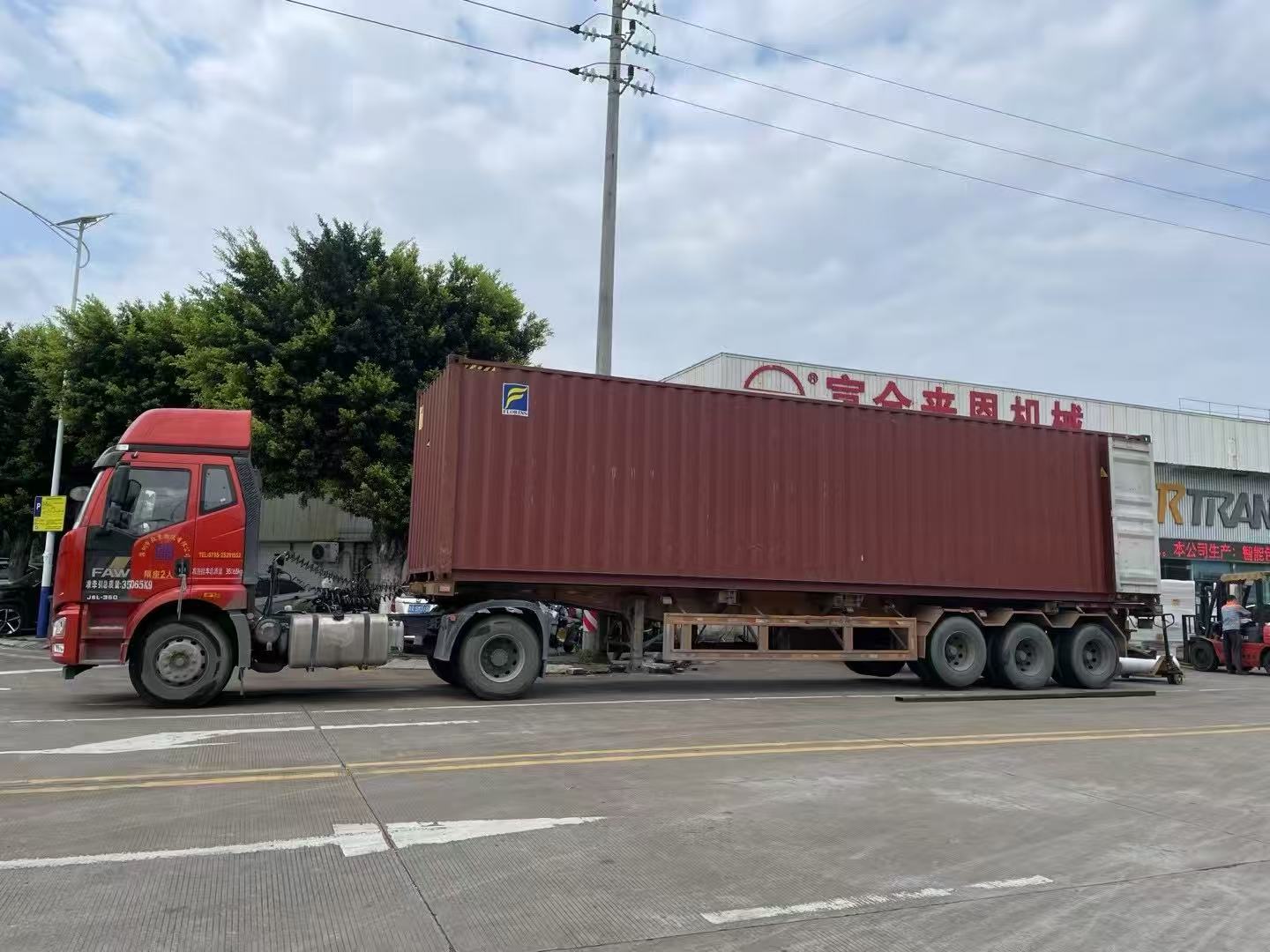 Roller Conveyor Line Packaging and Shipping to Europe