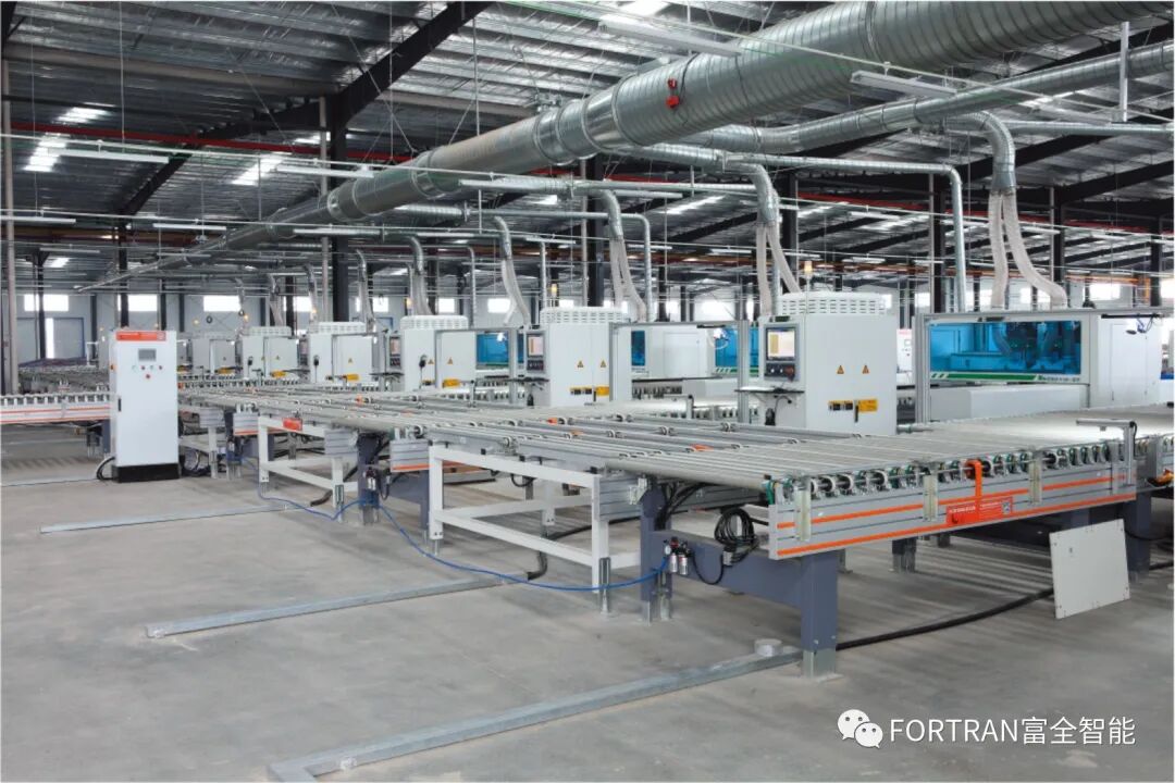 Complete panel packaging production line