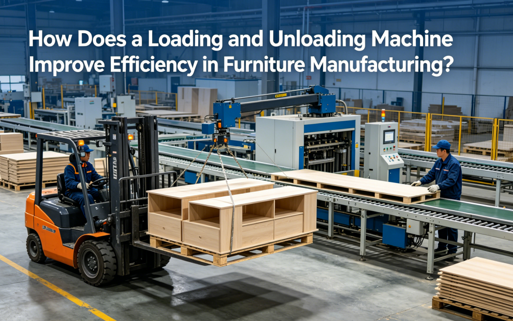 Comment une machine de chargement et de déchargement améliore-t-elle l'efficacité dans la fabrication de meubles ?