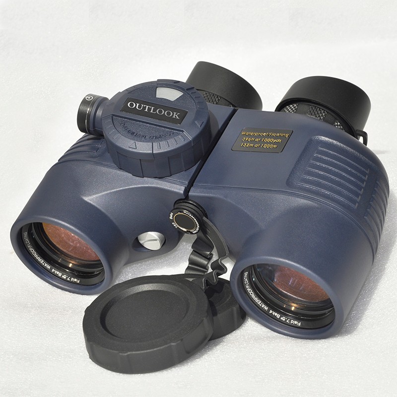 Stabilized 7x50 Marine Binoculars With Compass