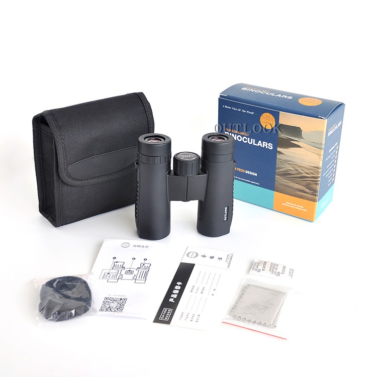Roof Prism Small Size 10 X 25 Binoculars