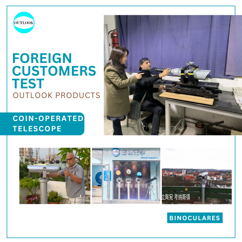 OUTLOOK coin operated telescope in foreign countries