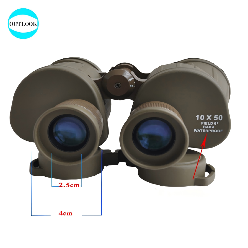 High Grade Bak 4 Prism 10x50 Binoculars