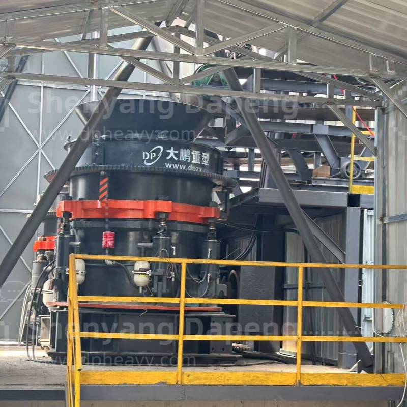 On site iron ore processing of 180-250 tons of finished products per hour