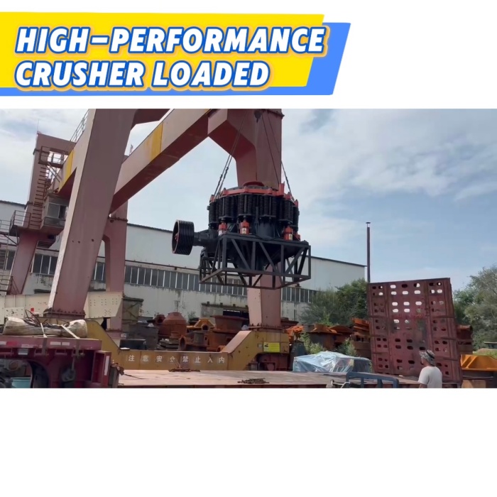 高性能破碎机装载