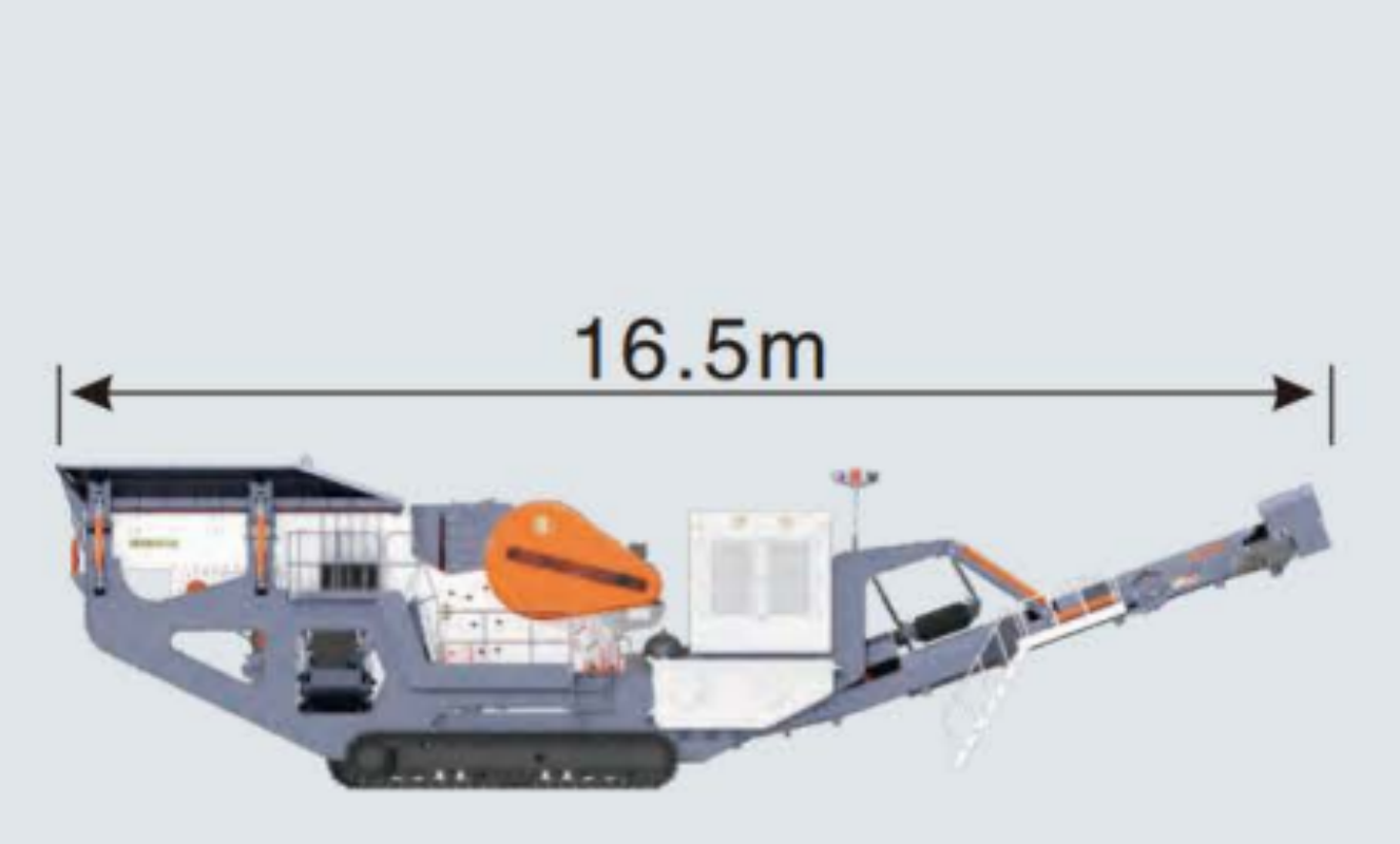 Гусеничная передвижная дробильная установка первичного дробления