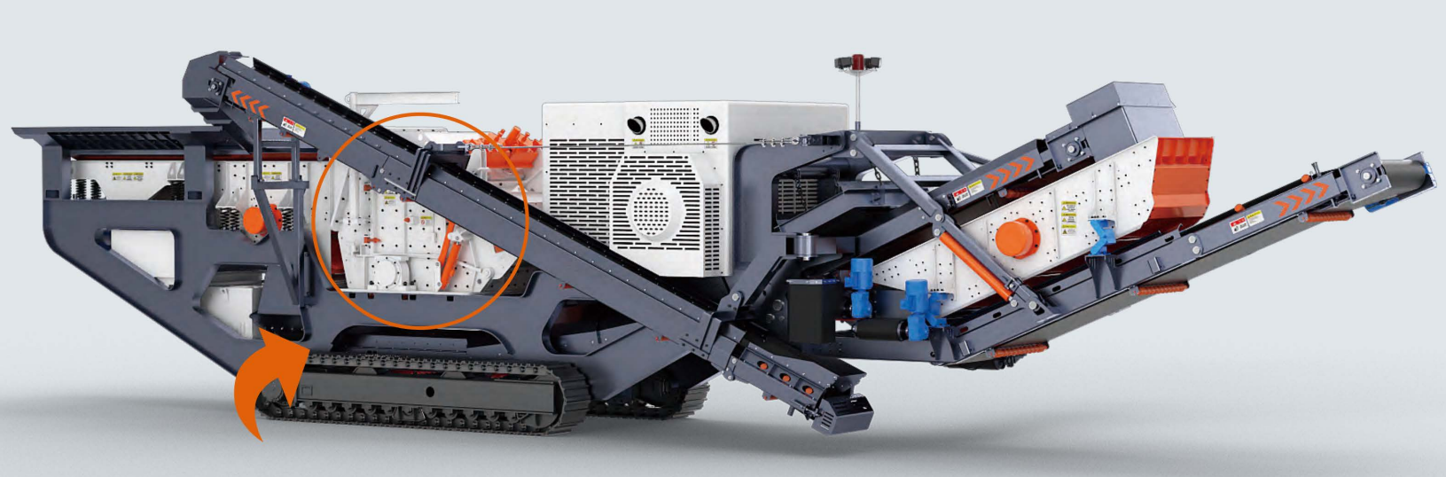 Мобильный завод по переработке строительных отходов