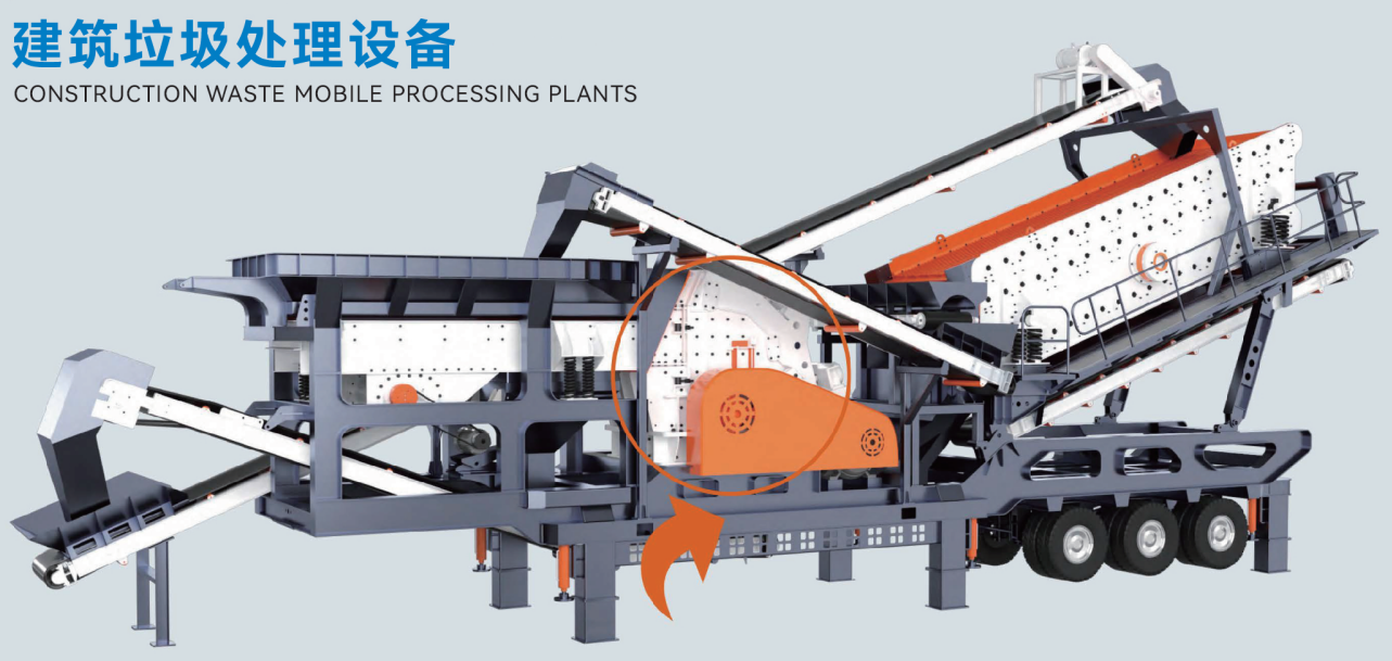 Передвижные установки по переработке строительных отходов