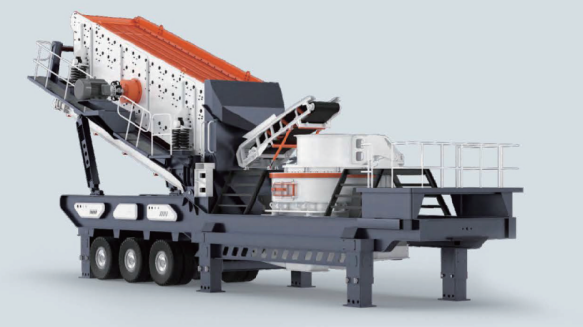 Колесная установка для производства и сортировки песка