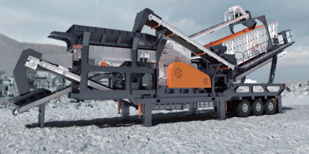 Три комбинированные дробилки на колесном ходу